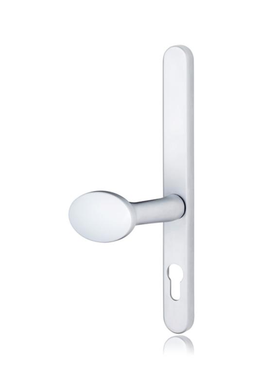 Evolution Standard Satin Chrome Lever Pad Handle Evolution Standard Chrome Lever Pad Handle
