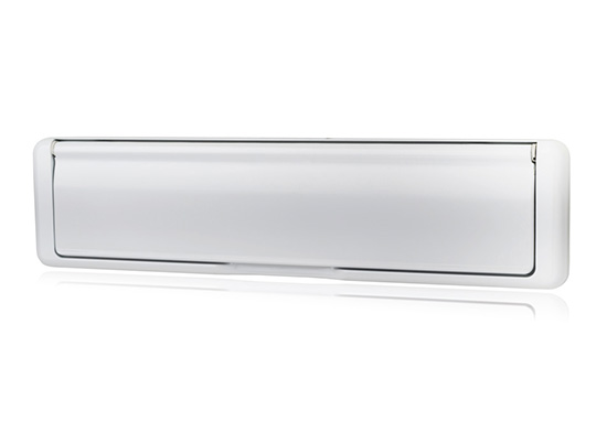 Evolution Standard White Letter Plate Evolution Standard White Letter Plate