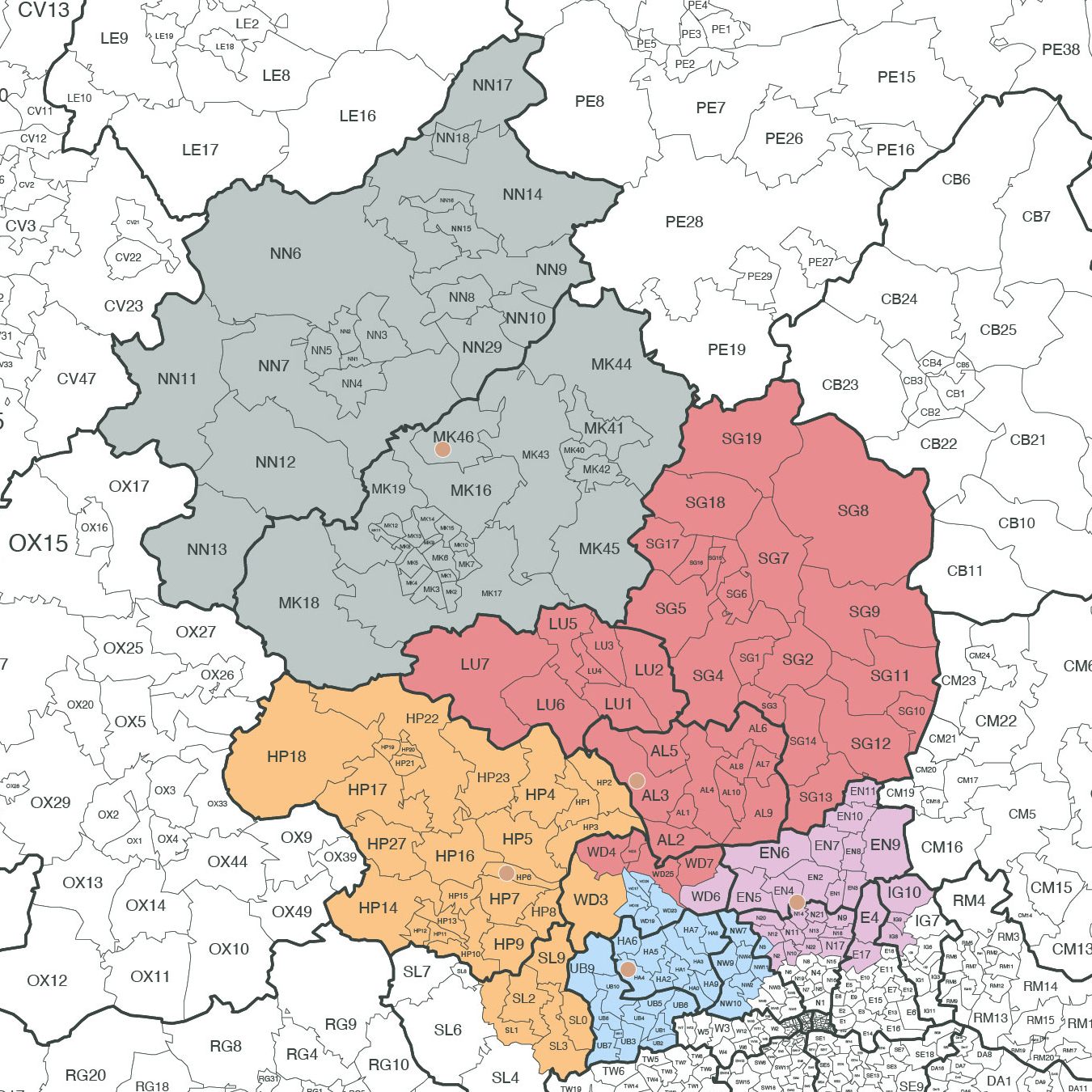 Contact Us Map